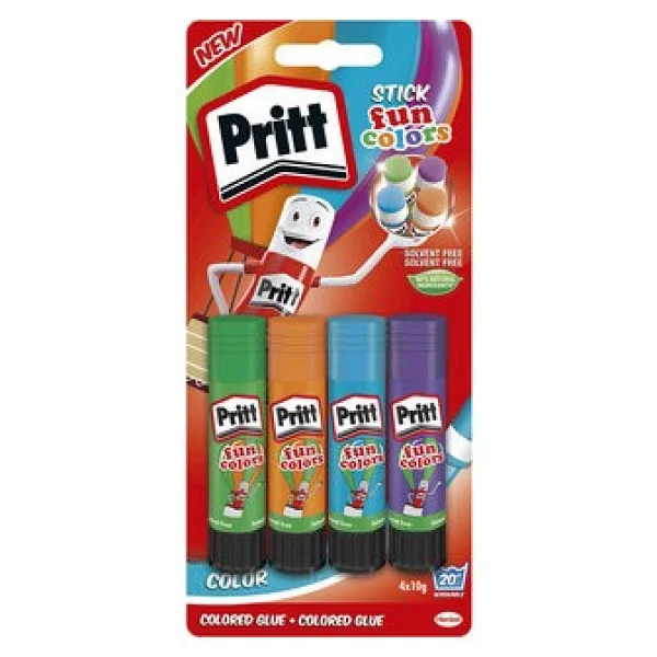 Pritt Rainbow 10 Gr 4'lü Stick Yapıştırıcı - Görsel 2