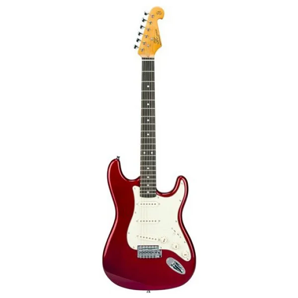 Sx Stratocaster Candy Apple Red Elektro Gitar - Görsel 5