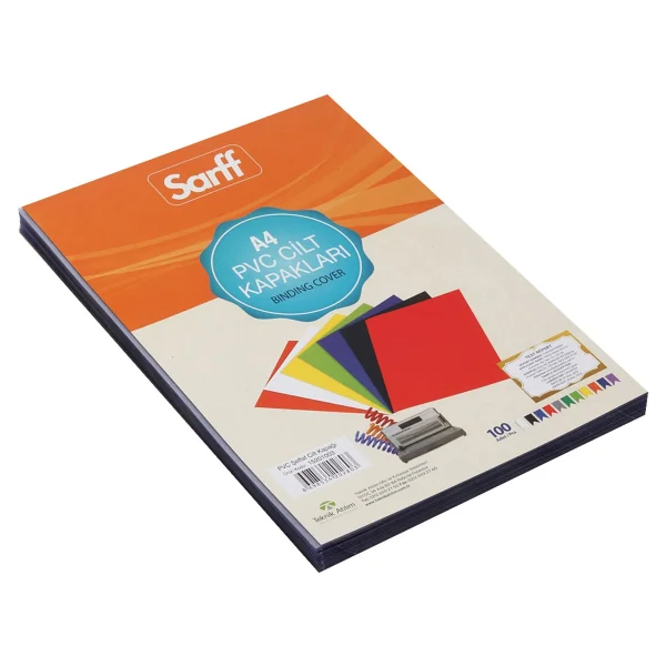 Sarff Opak Cilt Kapağı A4 160 Mic Siyah - Görsel 6