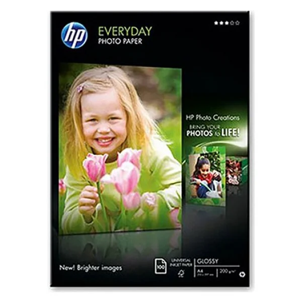 Hp Q2510a A4 200 Gr 100 Yaprak Parlak Fotoğraf Kağıdı - Görsel 2