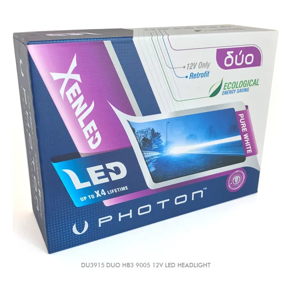 Photon Duo LED Xenon Far Ampulu H1 / H3 / H4 / H7 / H10 / H11/ H27 / 9005 / 9006 - H7 LED - Görsel 3