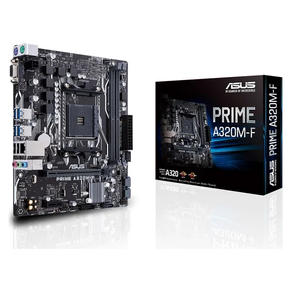 Asus Prime A320m-F AMD Am4 Micro Atx Anakart - Görsel 2