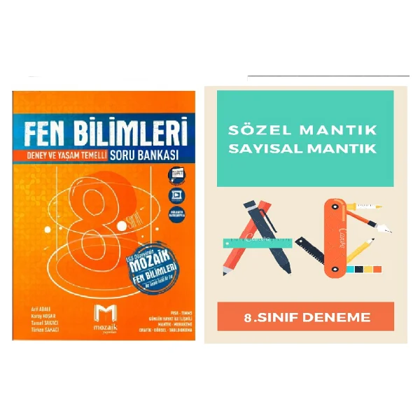Mozaik Yayınları 8. Sınıf Fen Bilimleri Soru Bankası - Görsel 3