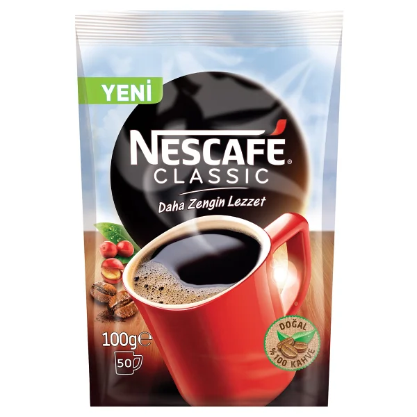 Nescafe Classic Granül Kahve 100 Gr Eko Paket - Görsel 9