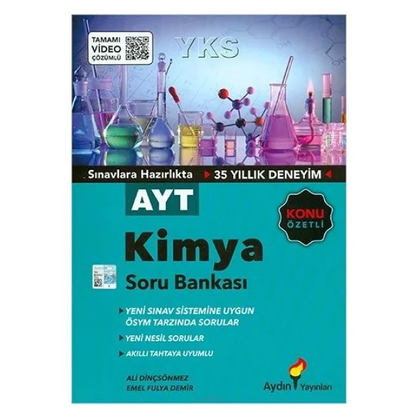 Aydın Yayınları Ayt Kimya Soru Bankası - Görsel 4