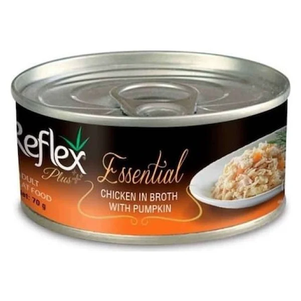 Reflex Plus Essential Tavuklu ve Balkabaklı 70 gr Yetişkin Konserve Kedi Maması - Görsel 3