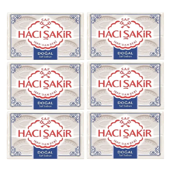 Hacı Şakir Doğal Saf 4x150 Gr 6 Adet Kalıp Sabun - Görsel 2