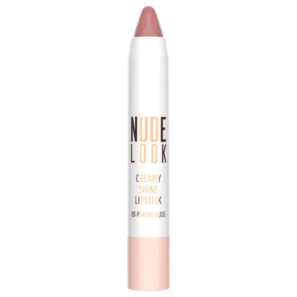 Golden Rose Nude Look Kremsi Işıltılı 03 Peachy Nude Kalem Ruj - Görsel 2