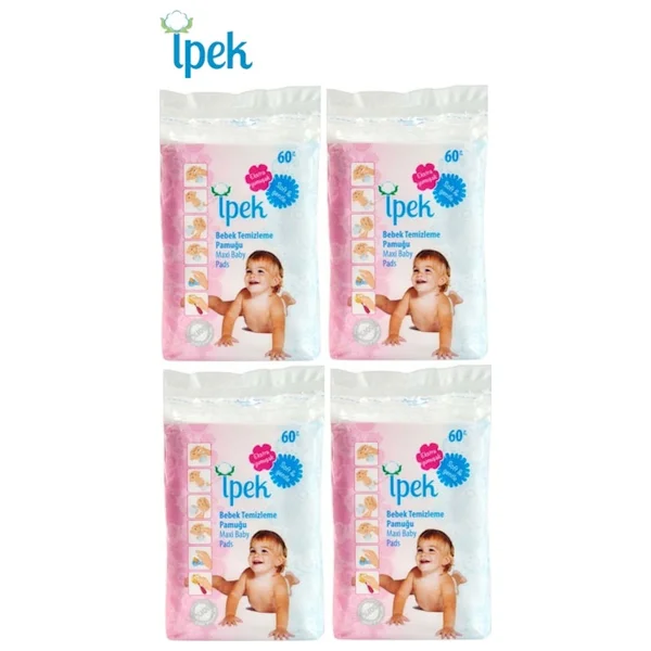 İpek Hidrofil Maxi Bebek Pedi 60'lı (4'lü Paket) - Görsel 2