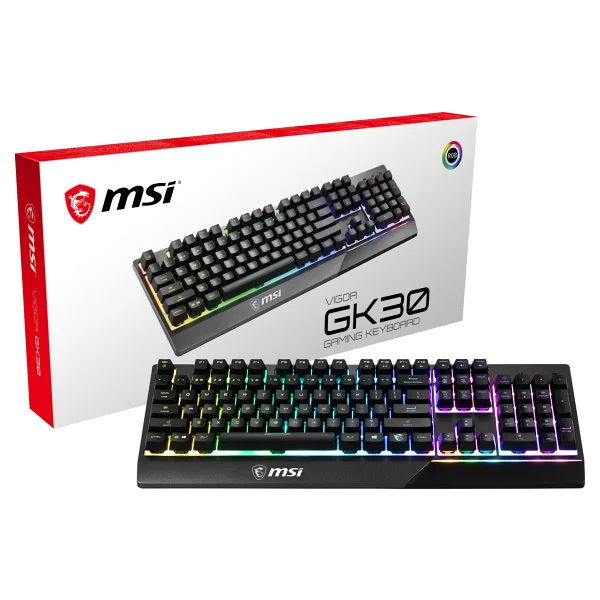 MSI Vigor GK30 RGB Kablolu Oyuncu Klavyesi - Görsel 5