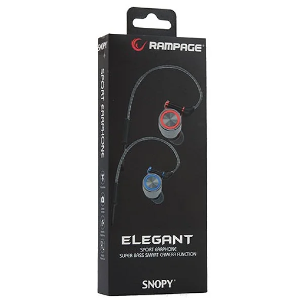 Rampage Elegant Sn-J8 Gri Kablolu Kulak İçi Kulaklık - Görsel 4