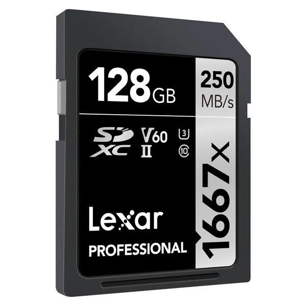 Lexar Professional 1667x Lsd128cbna1667 Class 10 Uhs-Iı U3 V60 128 GB Hafıza Kartı - Görsel 3