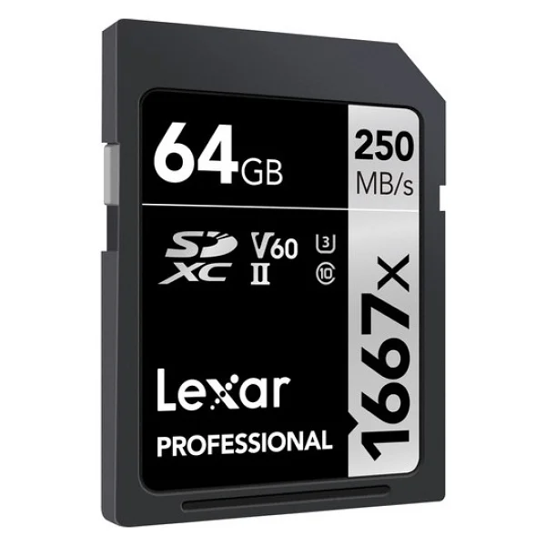 Lexar Professional 1667x Lsd64gcbna1667 Class 10 Uhs-Iı U3 V60 64 GB Hafıza Kartı - Görsel 7