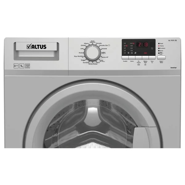 Altus Al 9101 Ds 1000 Devir 9 Kg Gri Çamaşır Makinesi - Görsel 4