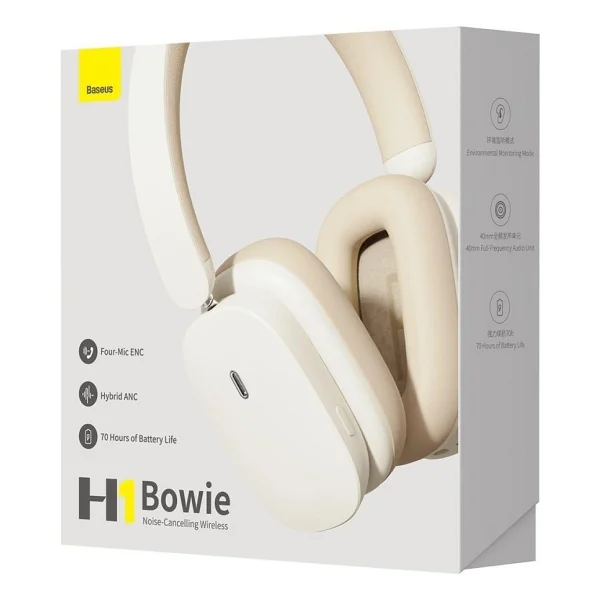 Baseus Bowie H1 ANC Kulak Üstü Bluetooth Kulaklık - Görsel 5