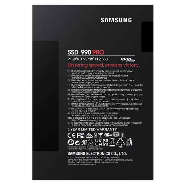 Samsung 990 Pro Mz-V9p2t0bw Pcı-Express 4.0 2 TB M.2 SSD - Görsel 4