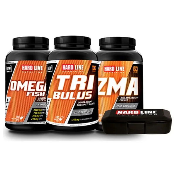 Hardline Nutrition Omega3 & Zma & Tribulus Kombinasyonu Sporcu Besini - Görsel 2