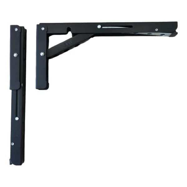 Gürçay Hırdavat Katlanır Tekne Karavan Masa Ayağı 30cm 1 Takım Siyah - Görsel 2