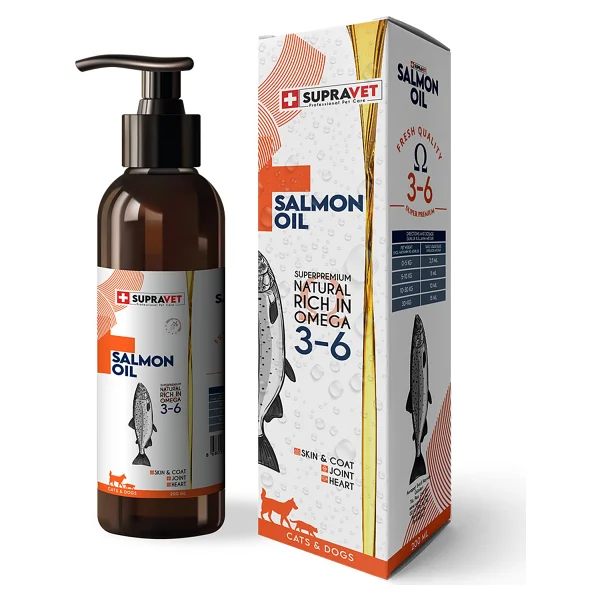 Supravet 200 Ml Köpek Ve Kediler İçin Somon Yağı - Görsel 2