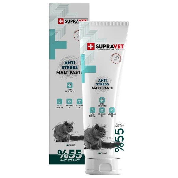 Supravet Anti Stress 100 Gr Malt Kedi Macunu - Görsel 3