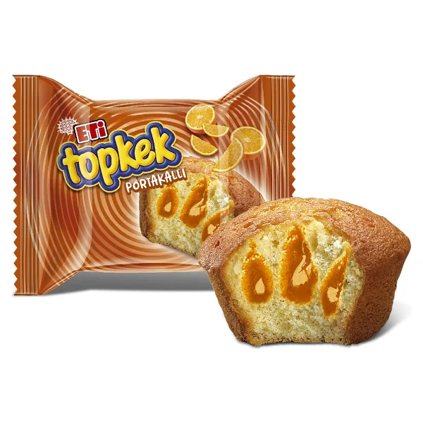 Eti Topkek Portakallı Kek 40 Gr 24'lü - Görsel 3
