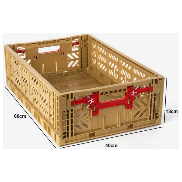 Ayyıldız Aykasa 604018 Maxibox Konforlu Kilit Gold Katlanabilir Kasa - Görsel 4