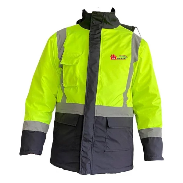 Ennalbur Reflektörlü Parka Sarı Lacivert Small - Görsel 2