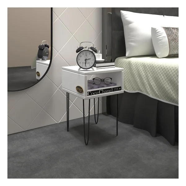 Kenzlife Ortense Metal Ayaklı Minik Boy Komodin - Görsel 4