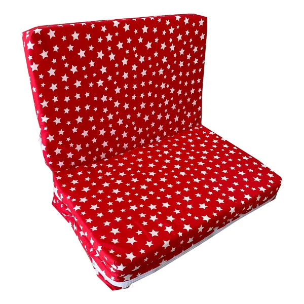 Nelson Katlanır Çocuk Yatağı Sünger Yatak Çocuk Oyun Minderi 60 X 120-4 Cm (Kırmızı Yıldız) - 60 x 120 x 4 cm - Görsel 5