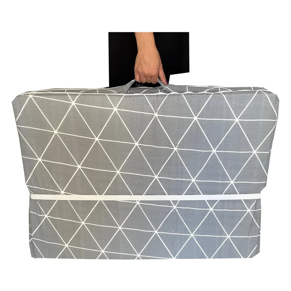 Nelson Katlanır Yatak Yer Yatağı Sünger Yatak Taşınabilen Tek Kişilik 80x180 Kara Çatı 6 Cm - 100 X 200 Cm - Görsel 6