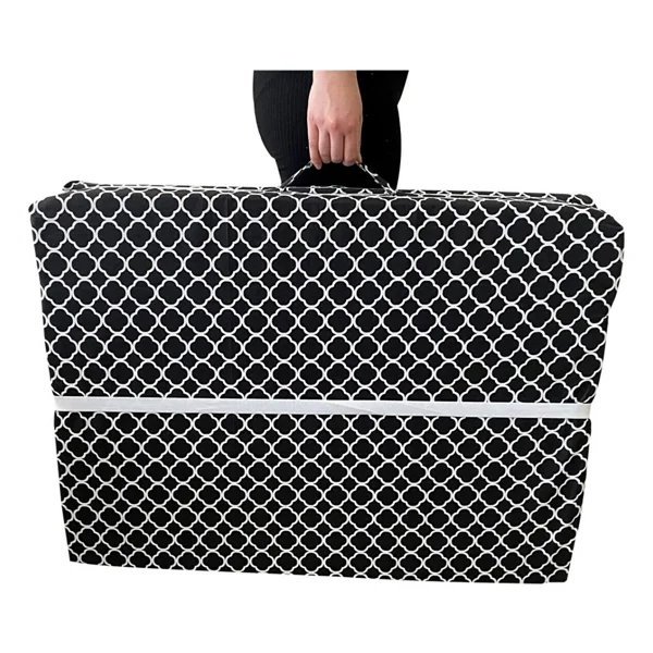 Nelson Katlanır Yatak Yer Yatağı Sünger Yatak Taşınabilen Tek Kişilik 80x180 Kara Çatı 6 Cm - 100 X 200 Cm - Görsel 4
