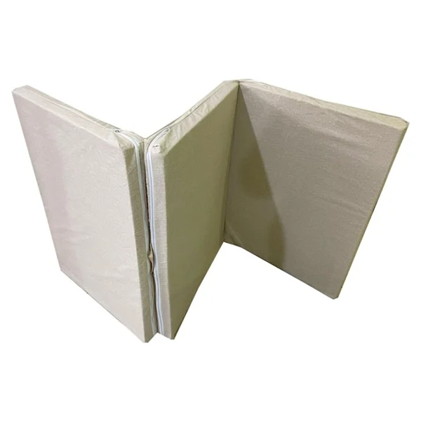Nelson Tek Kişilik Katlanır Yer Yatağı Sünger Yatak Krem 80x180 Cm-6 Cm - 60 X 120 X 4 Cm - Görsel 3