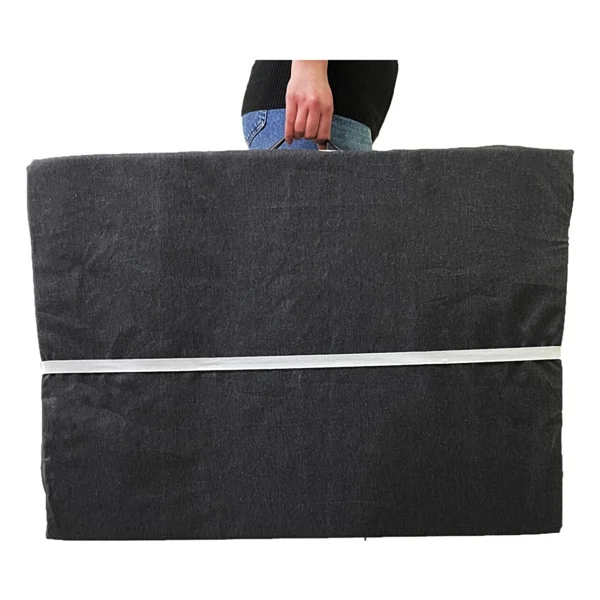 Nelson Tek Kişilik Katlanır Yer Yatağı Sünger Yatak Siyah 80X180 Cm-6 cm - 80 x 120 x 1 cm - Görsel 2