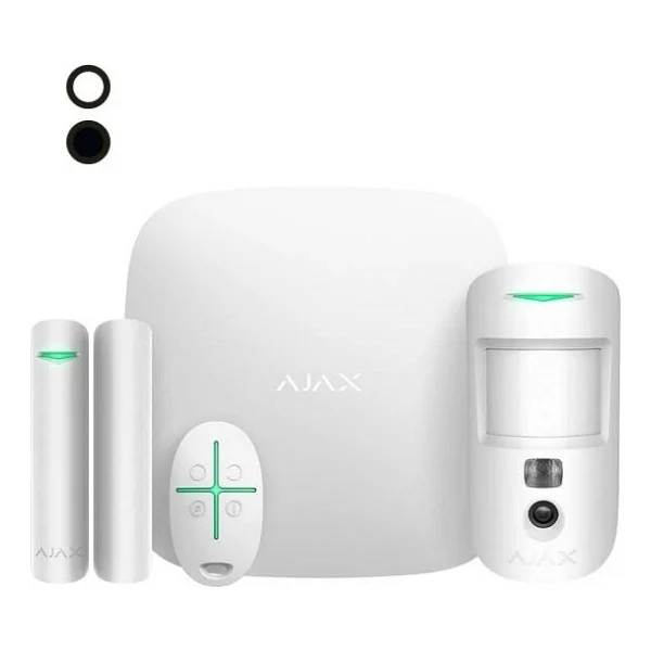 Ajax StarterKit Cam Akıllı Güvenlik Sistemi Beyaz
