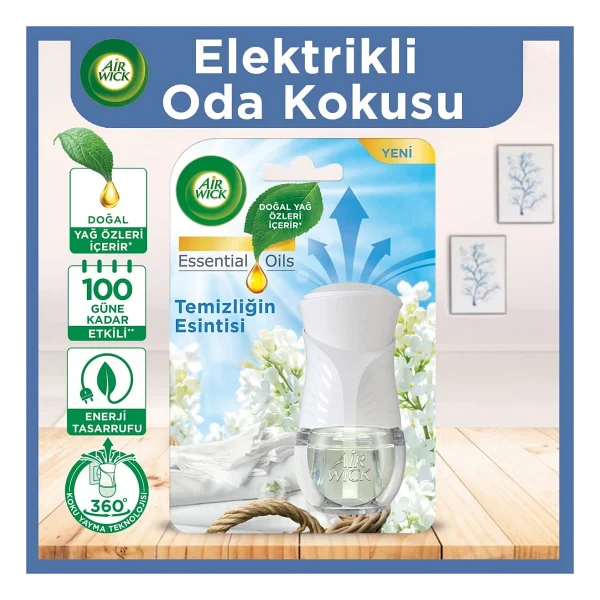 Air Wick Temizliğin Esintisi Elektrikli Kit Oda Kokusu - Görsel 4