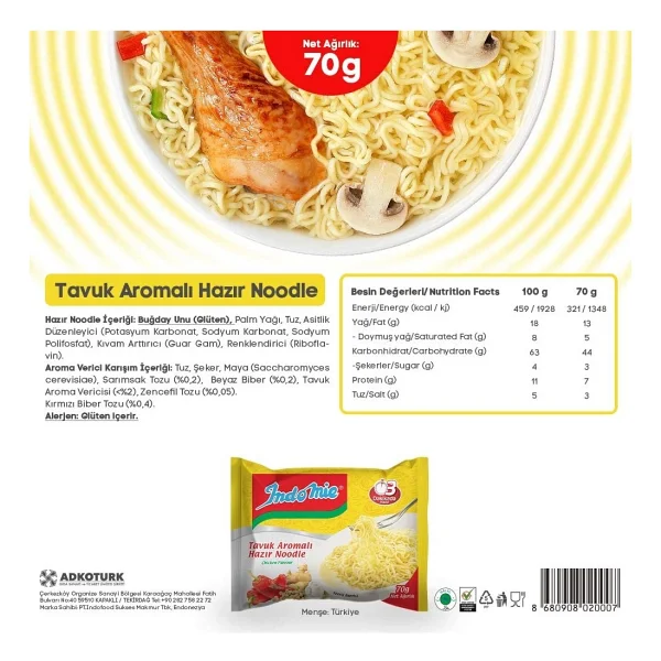 Indomie Hazır Noodle 70 Gr - Görsel 3