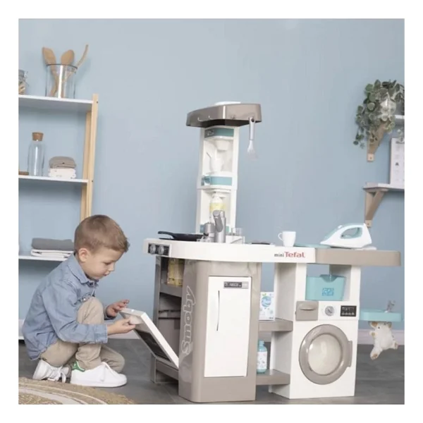 Smoby Tefal Çamaşır Makineli Mutfak Seti 311050 - Görsel 4