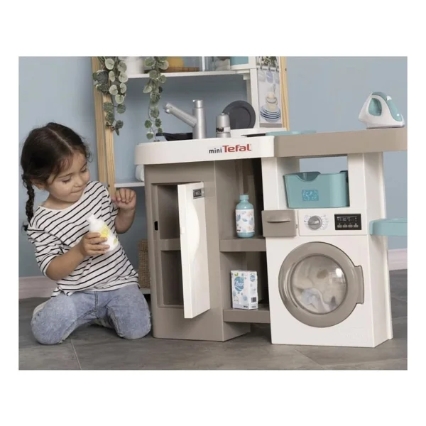 Smoby Tefal Çamaşır Makineli Mutfak Seti 311050 - Görsel 5