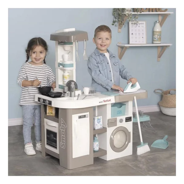 Smoby Tefal Çamaşır Makineli Mutfak Seti 311050 - Görsel 2