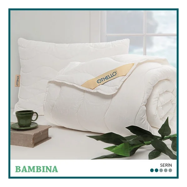 Othello Classico Bambina 195x215 Cm Bambu Çift Kişilik Yorgan - Görsel 4