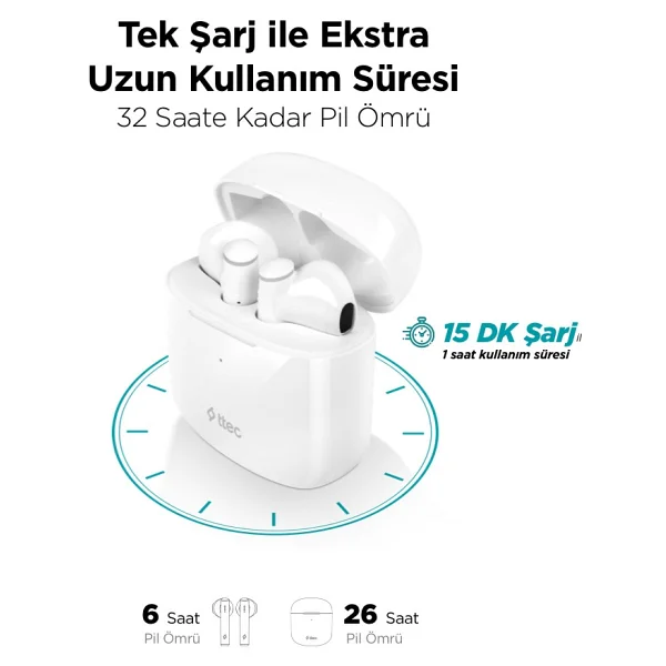 Ttec Airbeat Lite 2 2km137 TWS Kulak İçi Bluetooth Kulaklık - Görsel 3