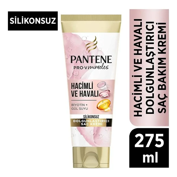 Pantene Pro-V Miracles Hacimli Ve Havalı Silikonsuz 275 Ml Saç Kremi - Görsel 2