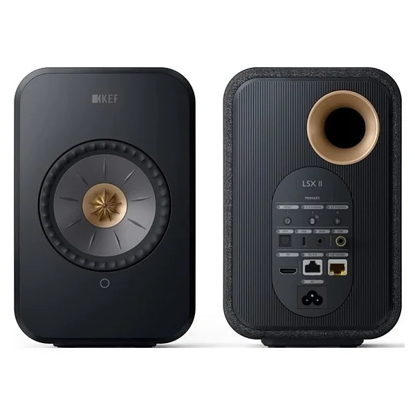 Kef Lsx Iı Hi-Fi Siyah Kablosuz Ev Sinema Hoparlörü - Görsel 2