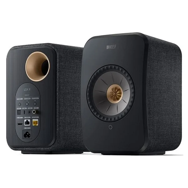 Kef Lsx Iı Hi-Fi Siyah Kablosuz Ev Sinema Hoparlörü - Görsel 4
