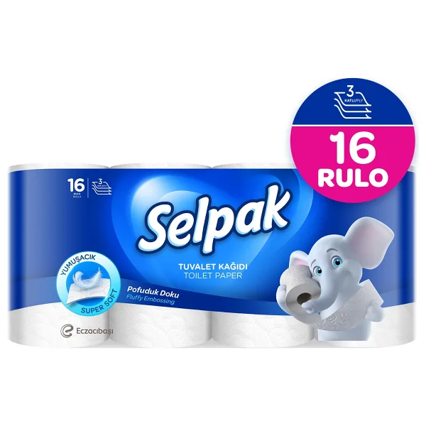 Selpak 16'lı Tuvalet Kağıdı - Görsel 8