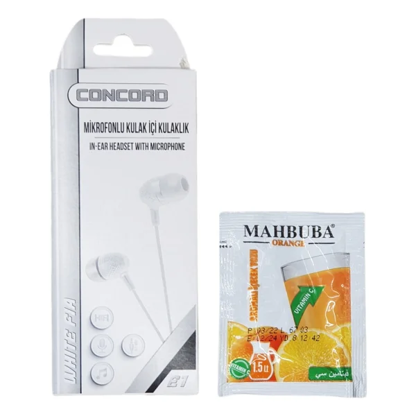 Concord E1 Kablolu Mikrofonlu Kulak İçi Kulaklık - Görsel 7