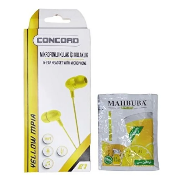 Concord E1 Kablolu Mikrofonlu Kulak İçi Kulaklık - Görsel 8