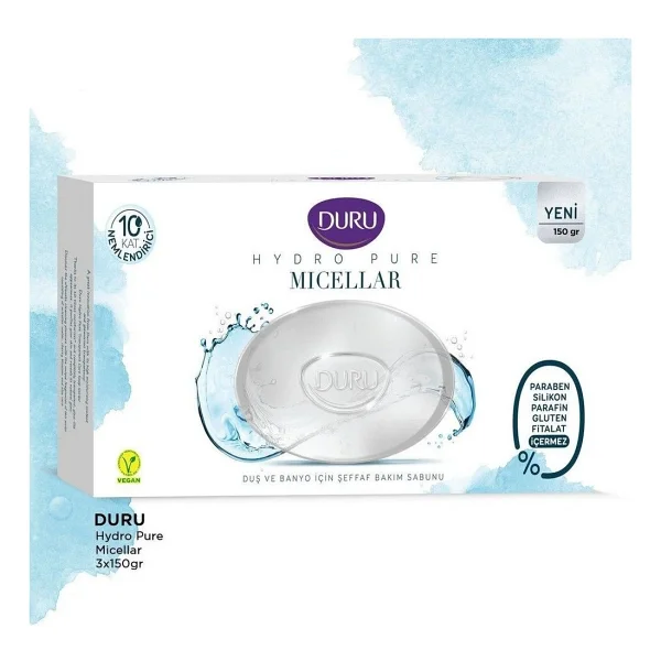 Duru Hydro Pure Micellar 3x150 Gr Sabun - Görsel 2