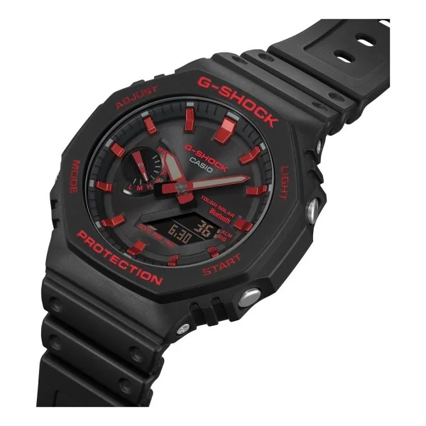 Casio G-Shock Ga-B2100bnr-1adr Silikon Kordon Siyah-Kırmızı Erkek Kol Saati - Görsel 2