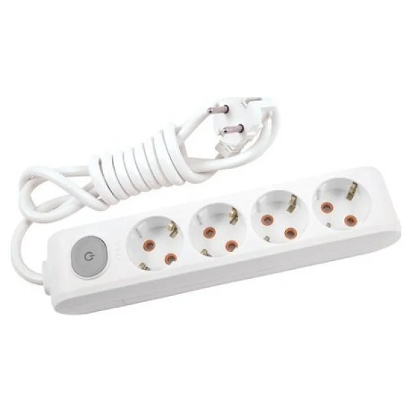 Viko Multi-Let Topraklı Anahtarlı 1 M 4'lü Priz - Görsel 2